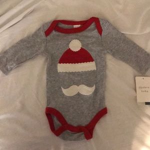 Long sleeve Christmas baby shirt